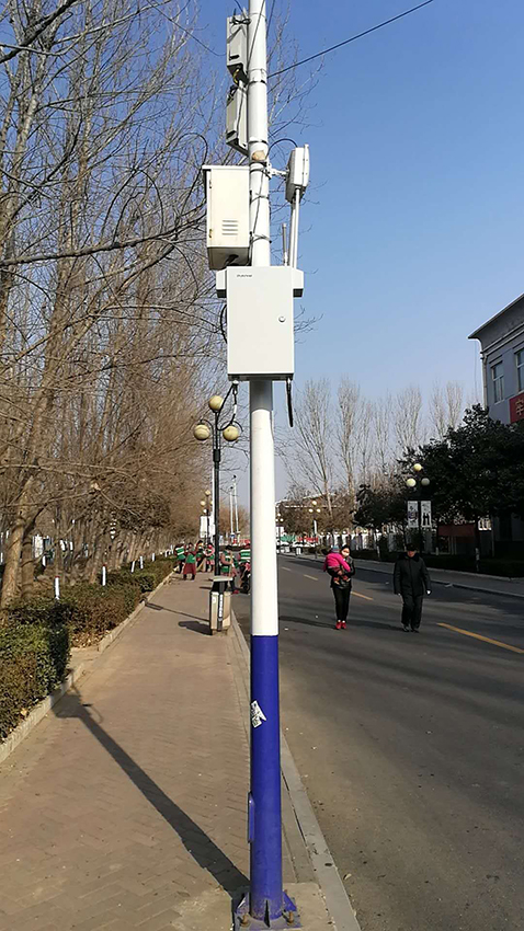 馬路邊網格化空氣質量監(jiān)測站