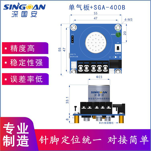 超微型氣體傳感器模組