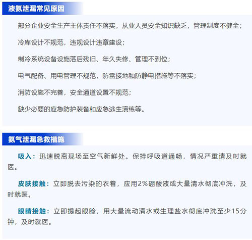 氨氣泄漏原因 氨氣泄漏原因