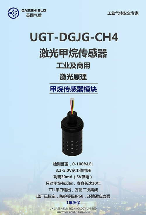 英國(guó)氣盾激光甲烷傳感器探頭