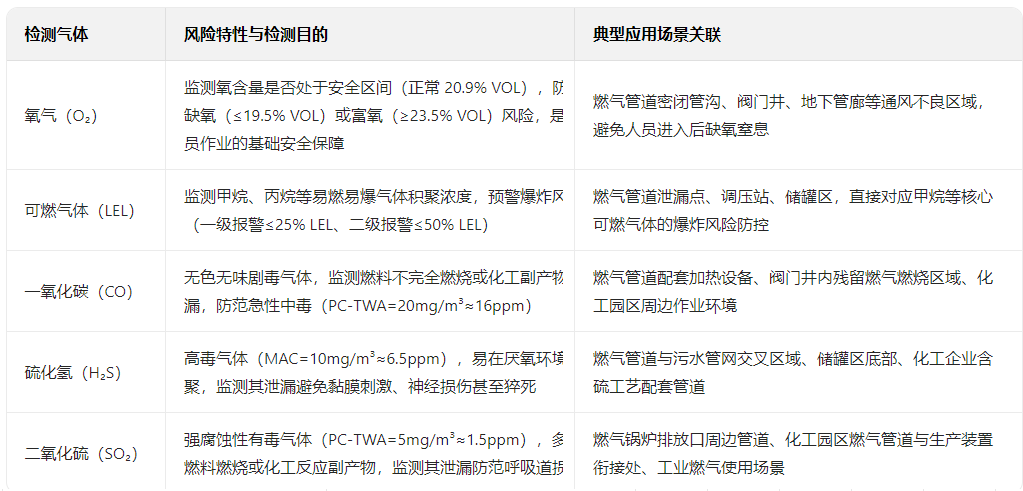 五合一氣體檢測儀參數(shù)指標(biāo)